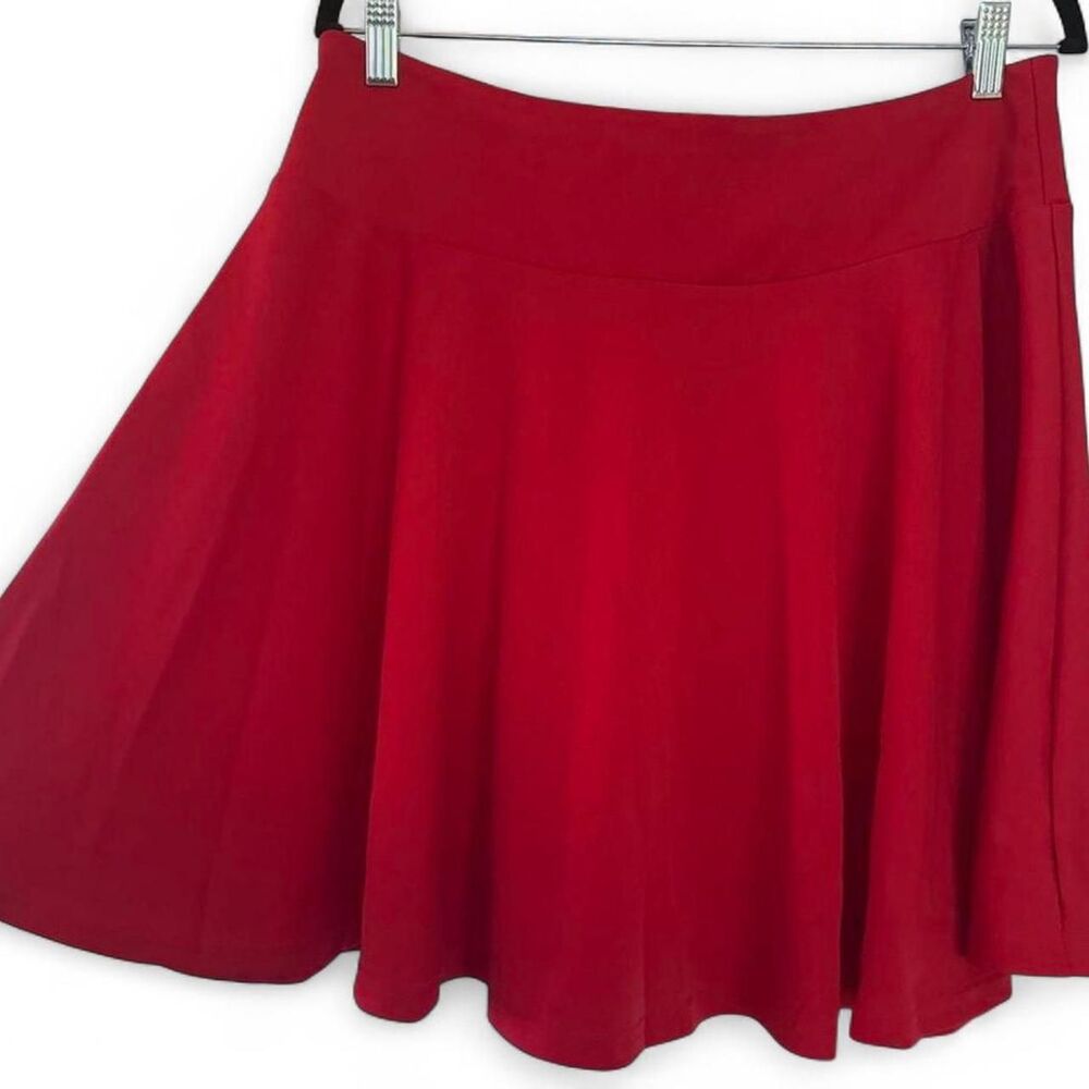 NEW Curve 1XL Red Skater Skirt A-Line Flowy Mini